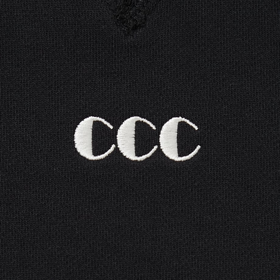 CITY COUNTRY CITY Embroidered Logo Switching Cotton Sweatshirt