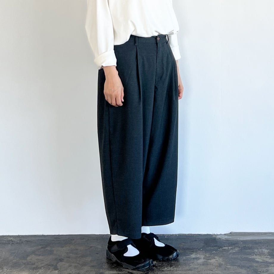 HARVESTY /R WIDE EGG LONG PANTS