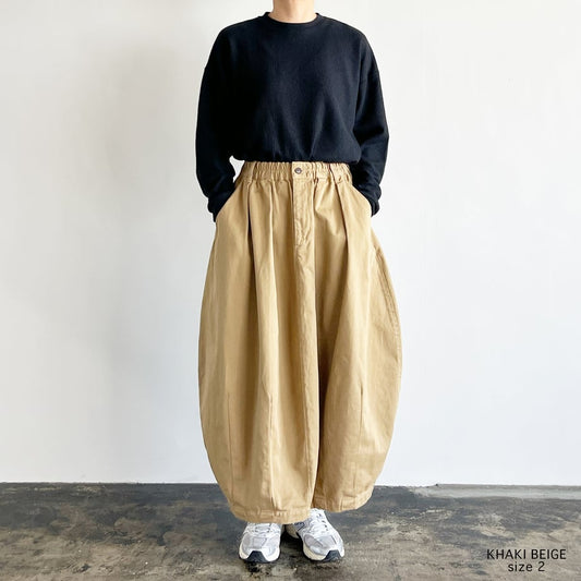 HARVESTY CIRCUS SKIRT CHINO CLOTH