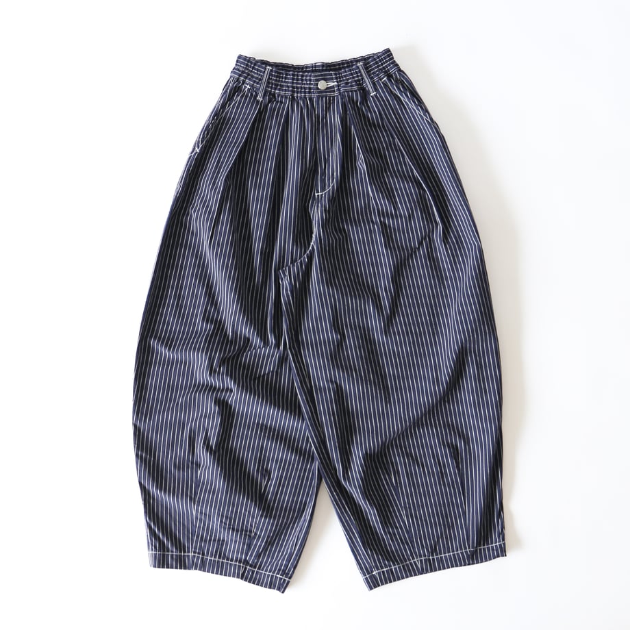 HARVESTY PENCIL STRIPES CIRCUS PANTS