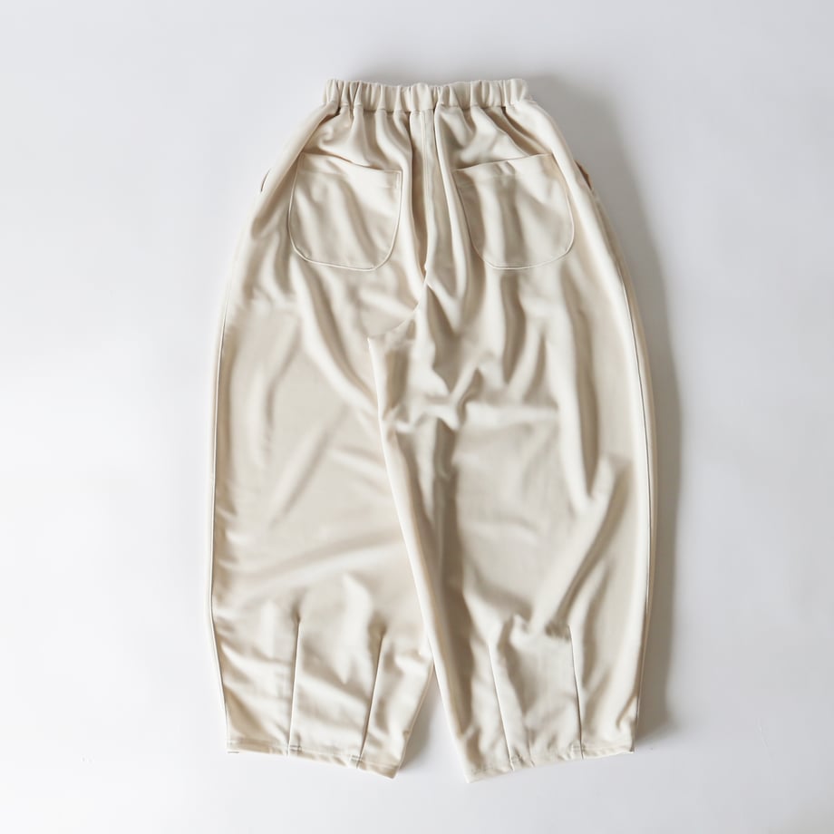 HARVESTY BACK PIQUE JERSEY EASY CIRCUS PANTS