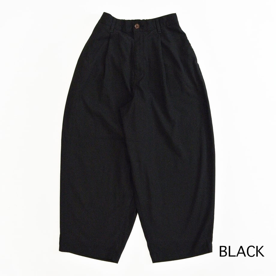 HARVESTY /R WIDE EGG LONG PANTS