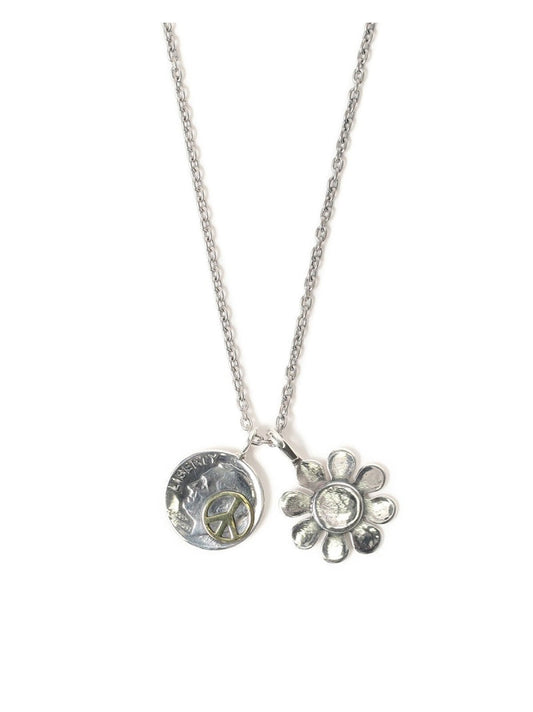 NORTH WORKS x BEAMS Flower Coin Necklace