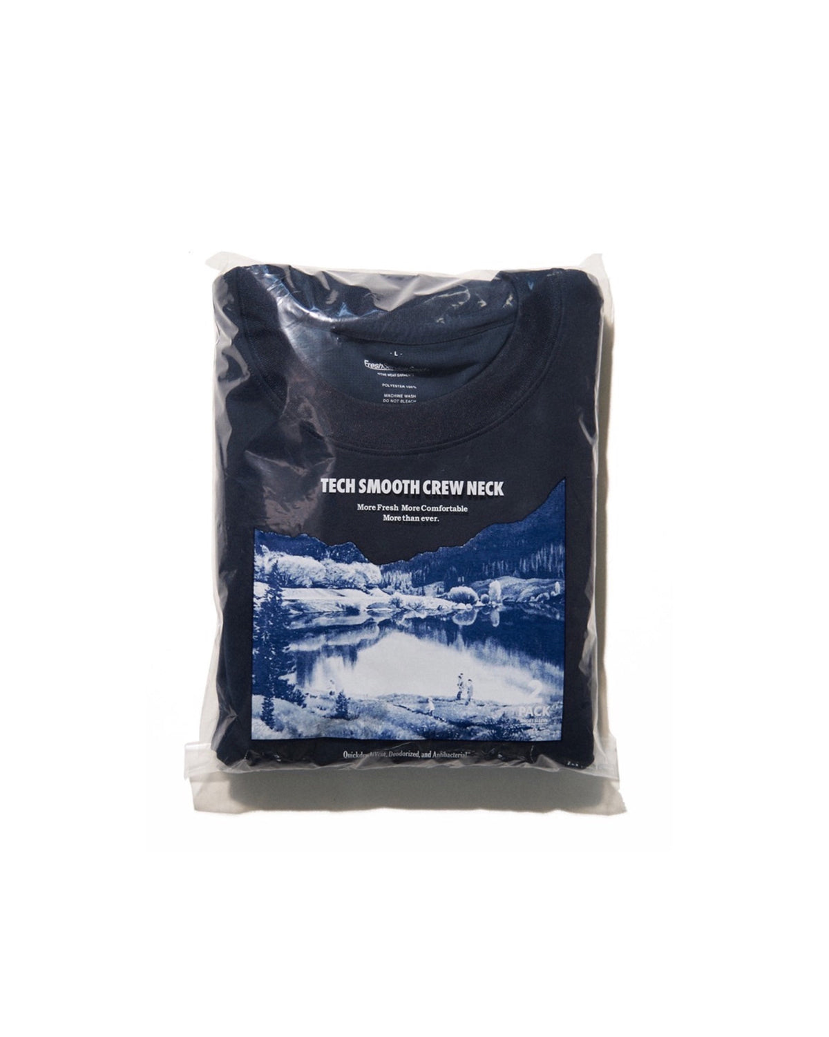 FreshService 2-PACK TECH SMOOTH S/S CREW NECK