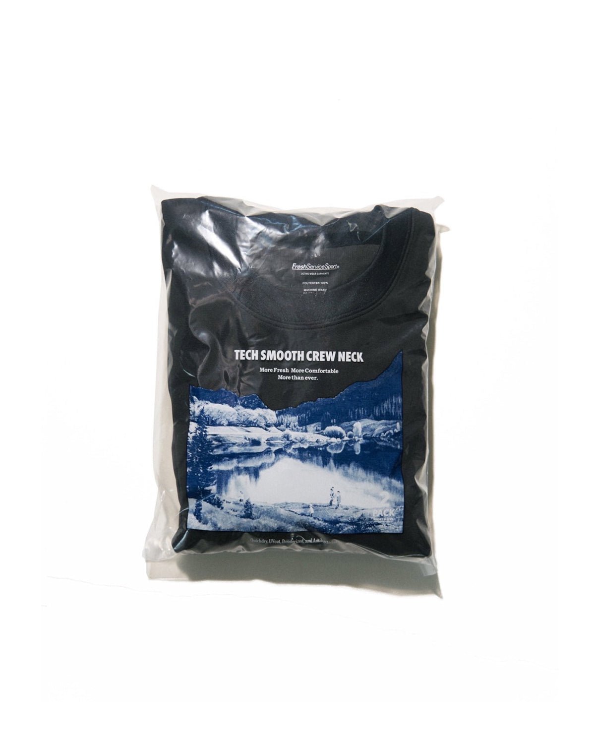 FreshService 2-PACK TECH SMOOTH S/S CREW NECK