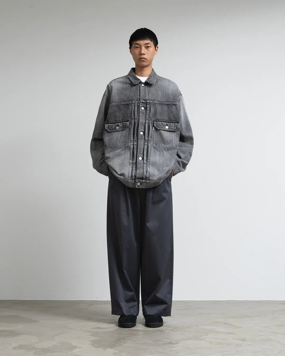 Graphpaper Selvage Denim Jacket - Light Fade