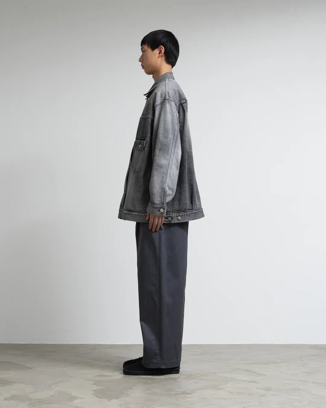 Graphpaper Selvage Denim Jacket - Light Fade