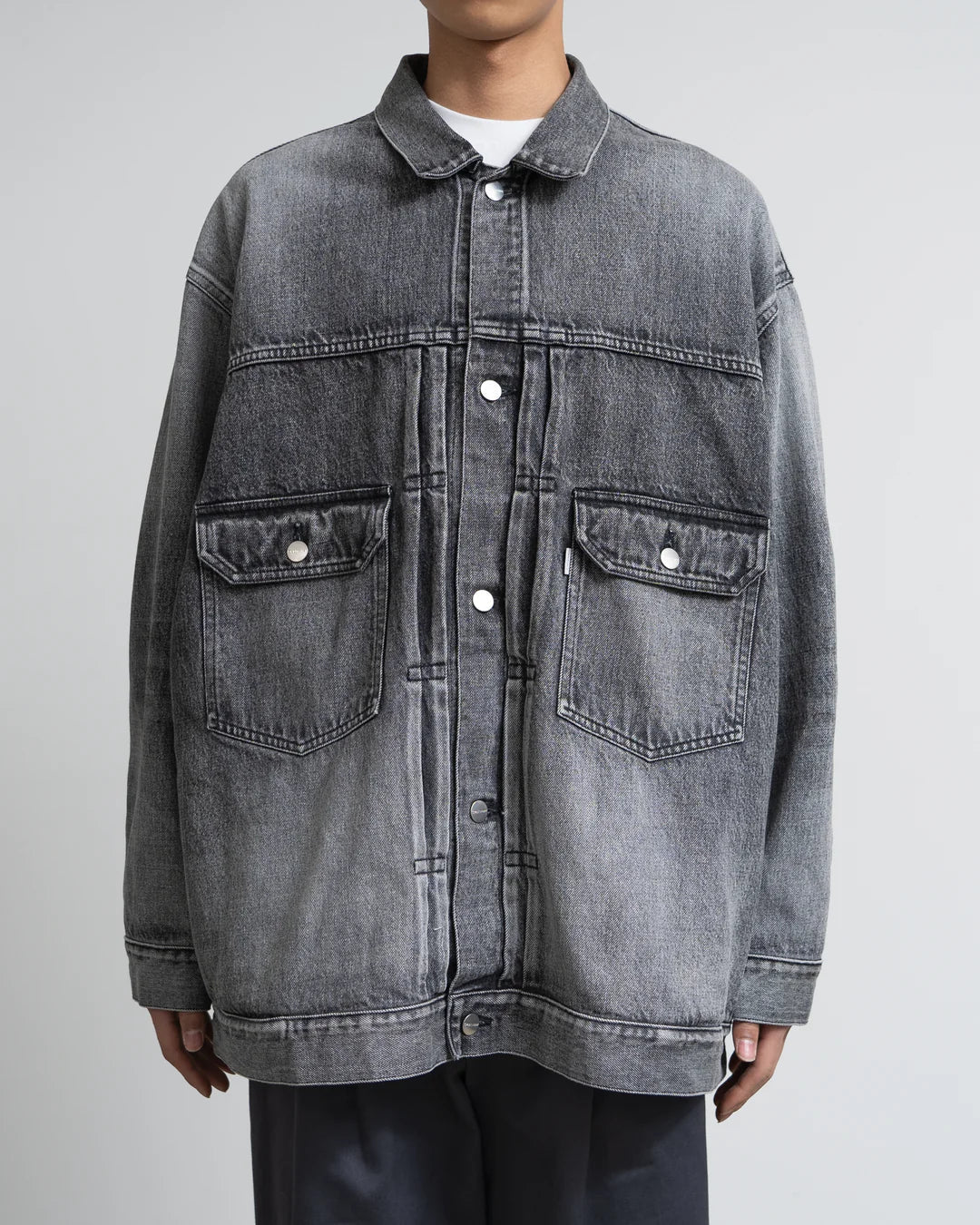 Graphpaper Selvage Denim Jacket - Light Fade