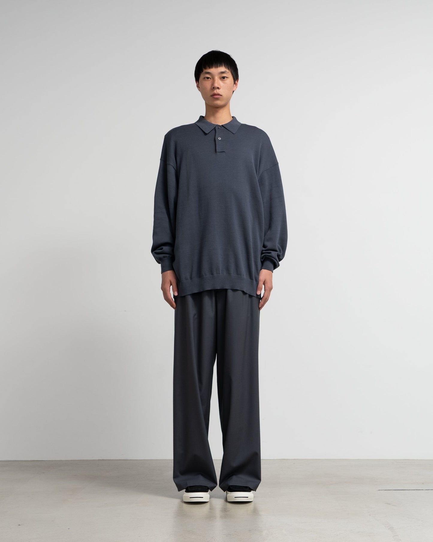 Graphpaper Extra Fine Wool Easy Wide Pants