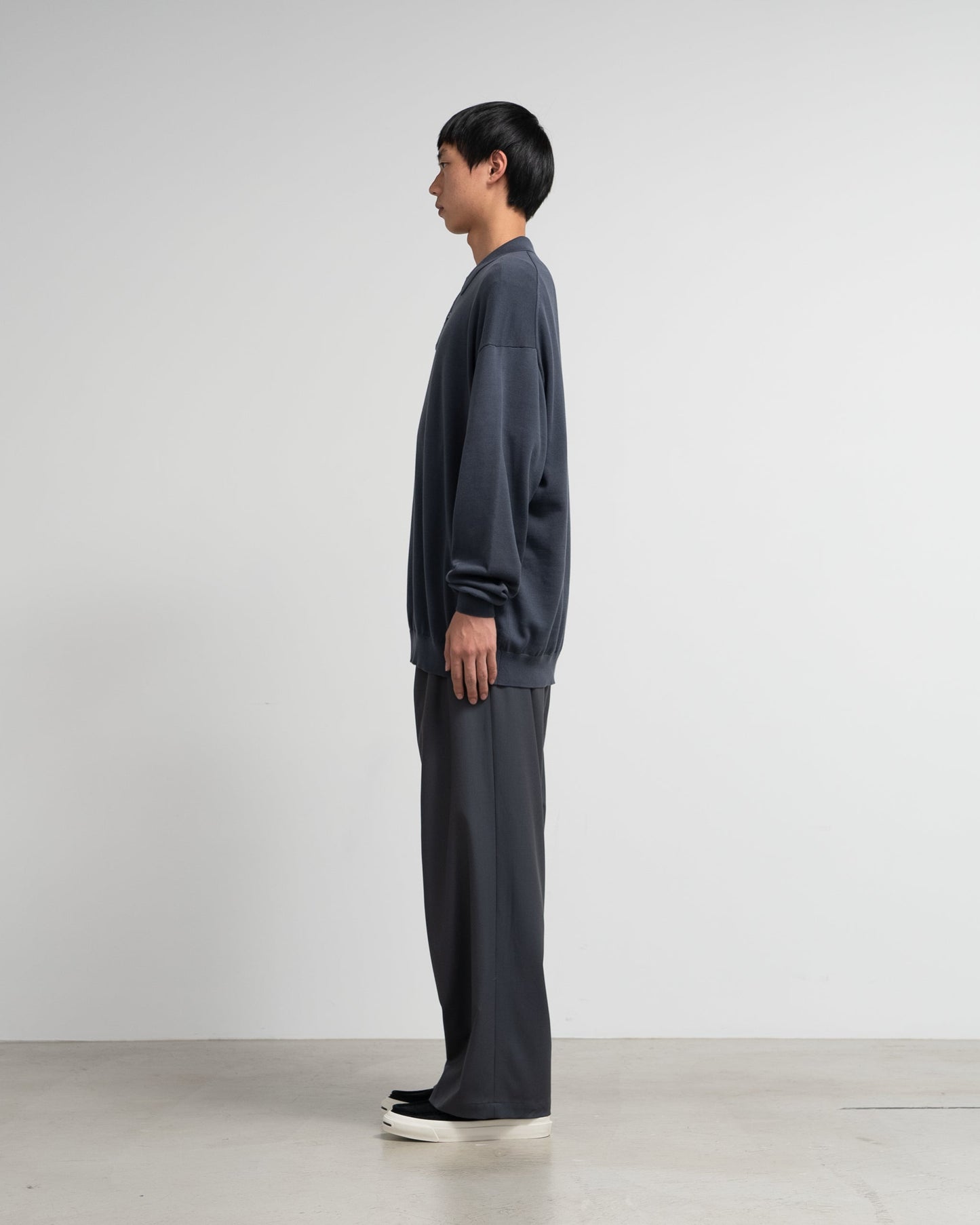 Graphpaper Extra Fine Wool Easy Wide Pants