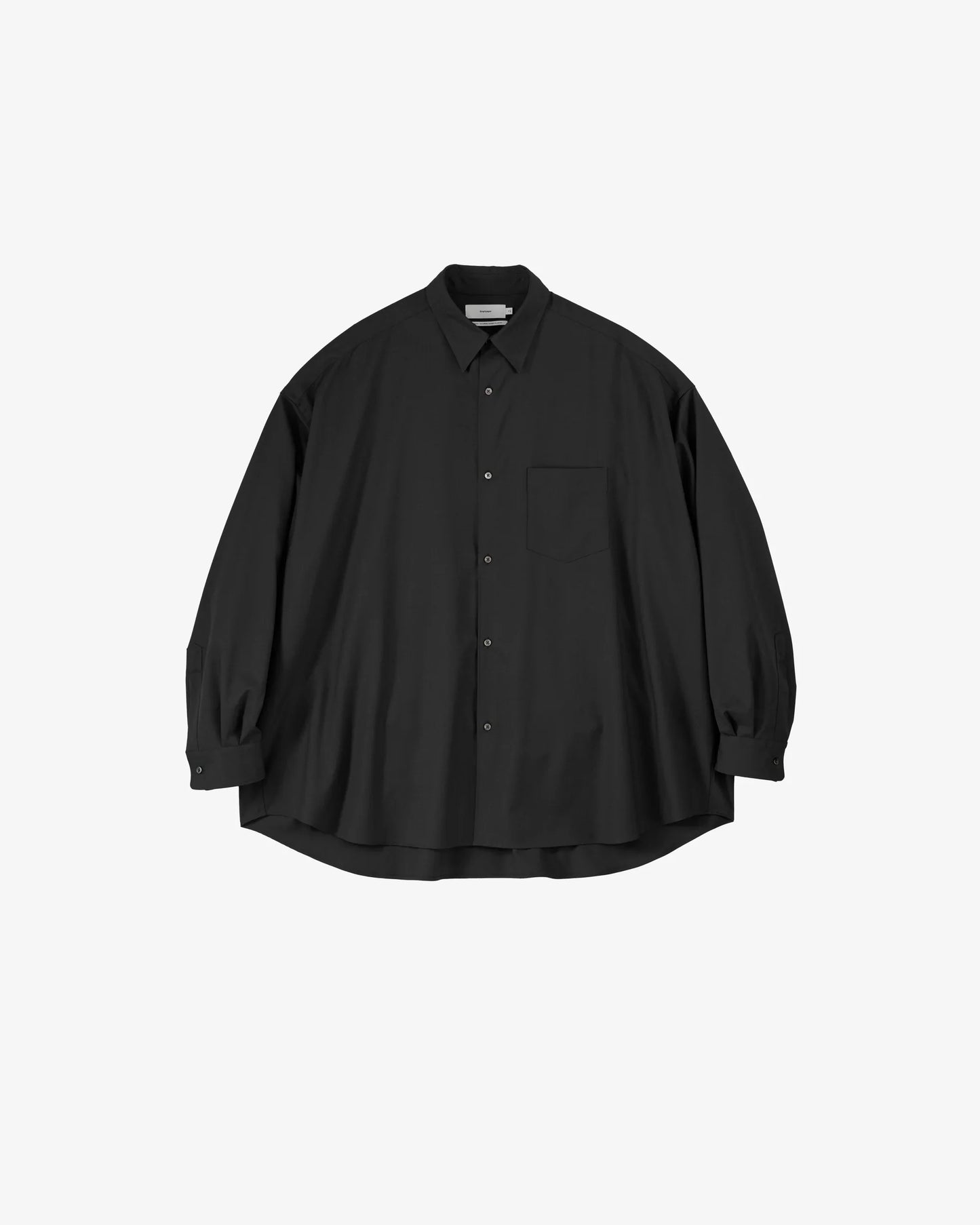 Graphpaper Extra Fine Wool L/S Oversized Regular Collar Shirt