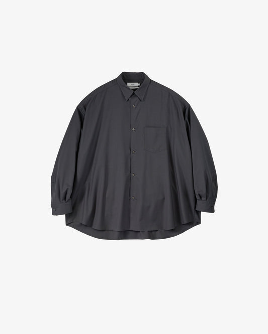 Graphpaper Extra Fine Wool L/S Oversized Regular Collar Shirt