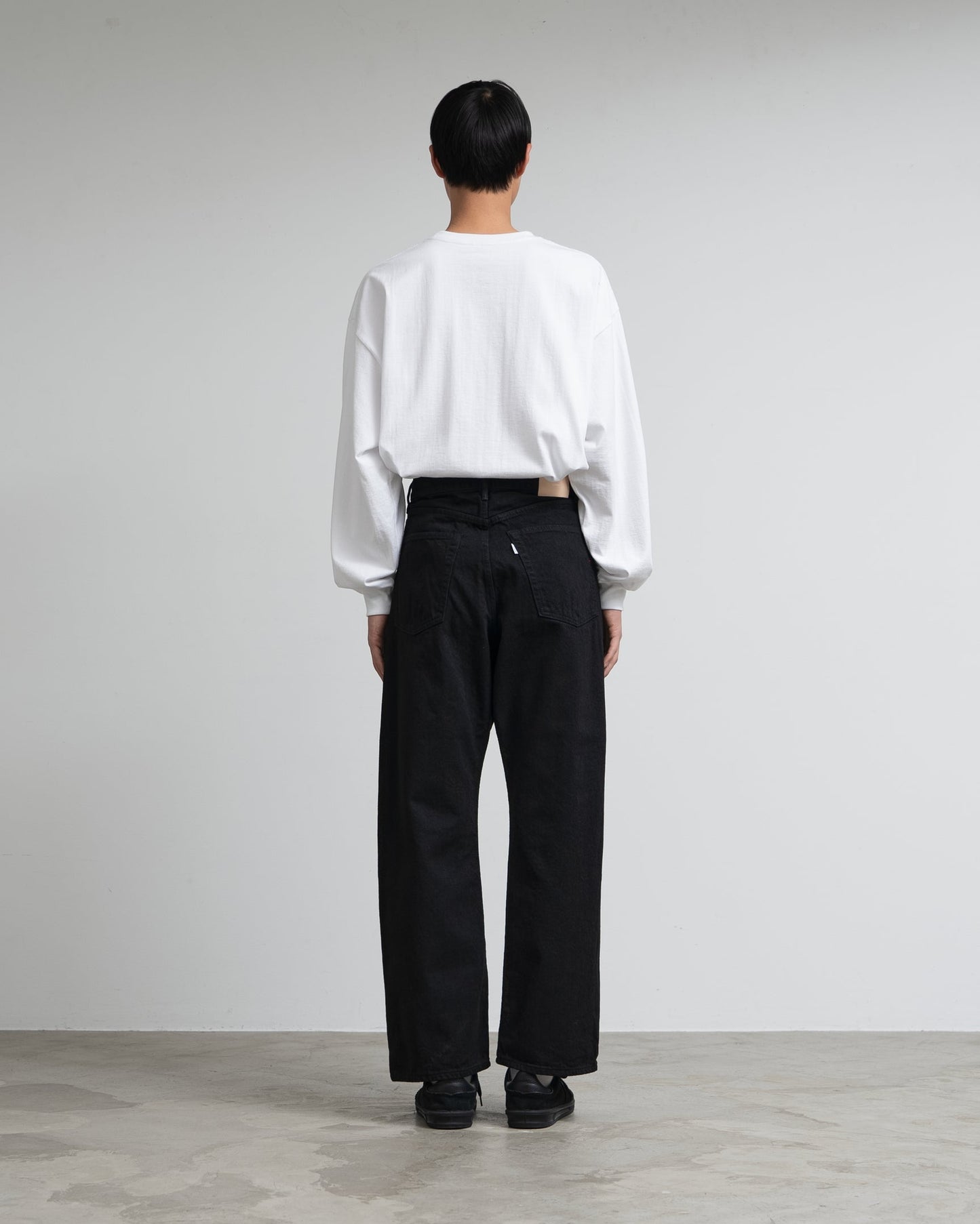 Graphpaper Selvage Denim Five Pocket Wide Straight Pants - RIGID