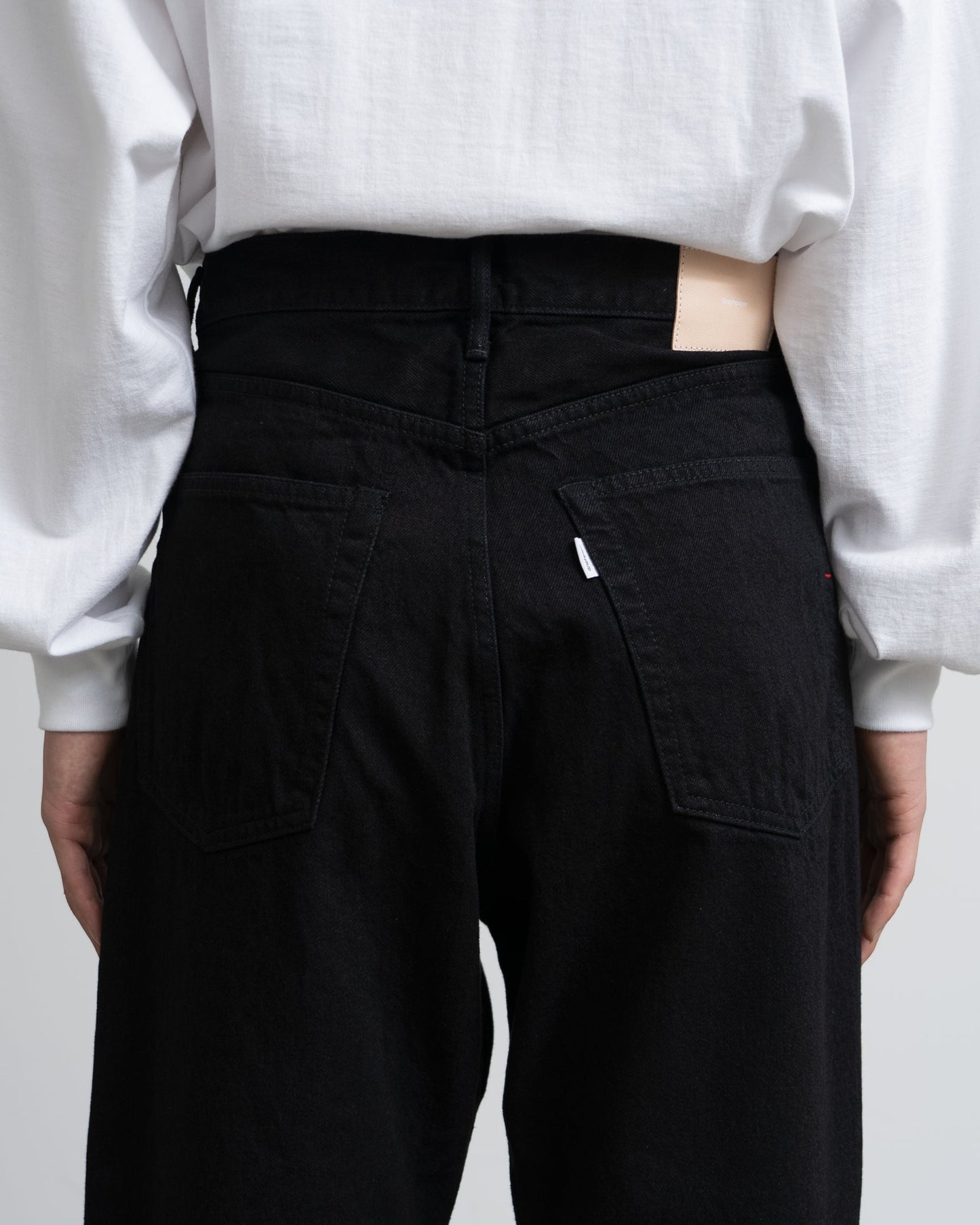 Graphpaper Selvage Denim Five Pocket Wide Straight Pants - RIGID