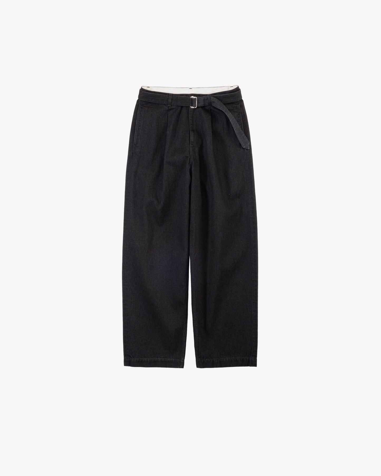 Graphpaper Selvage Denim Belted Pants - RIGID