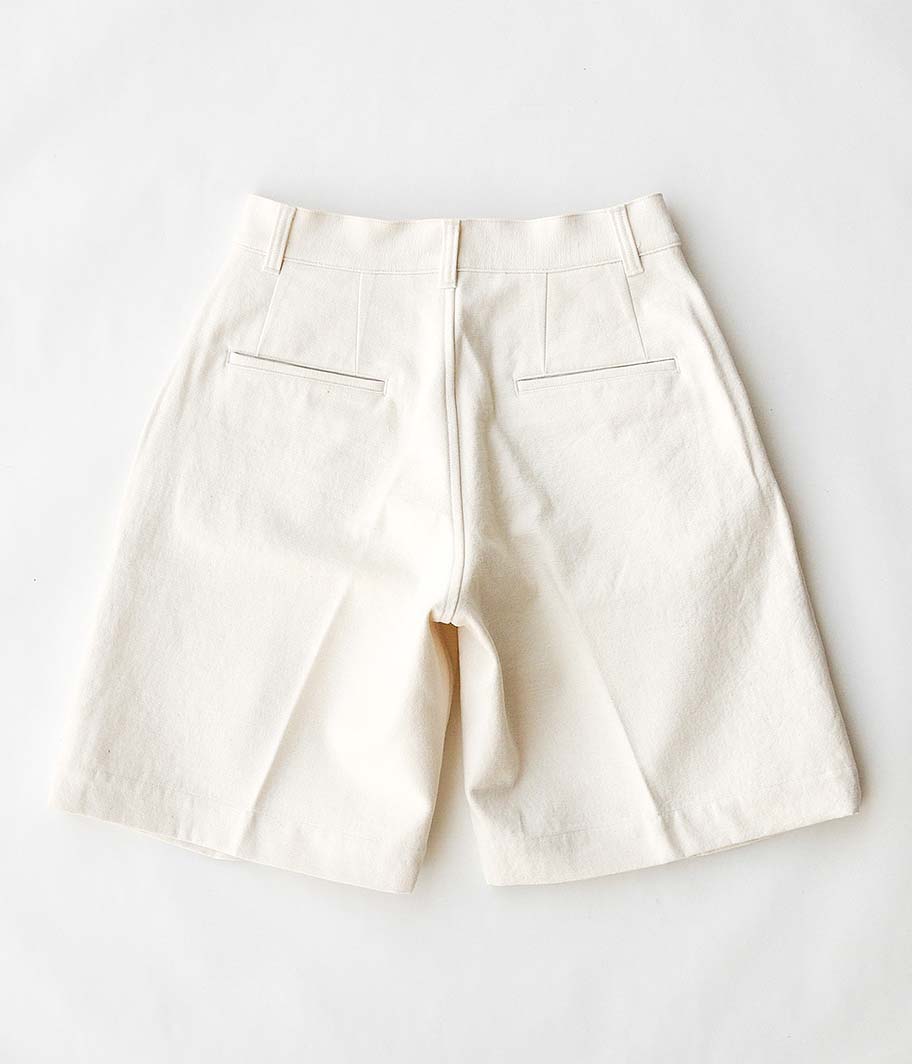 HERILL HL DENIM TUCK SHORTS