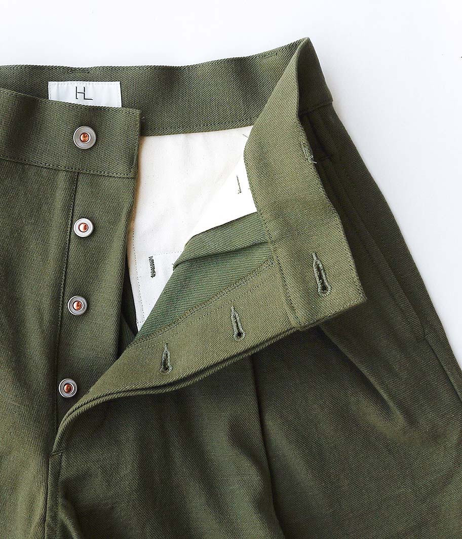 HERILL HL DENIM TUCK SHORTS