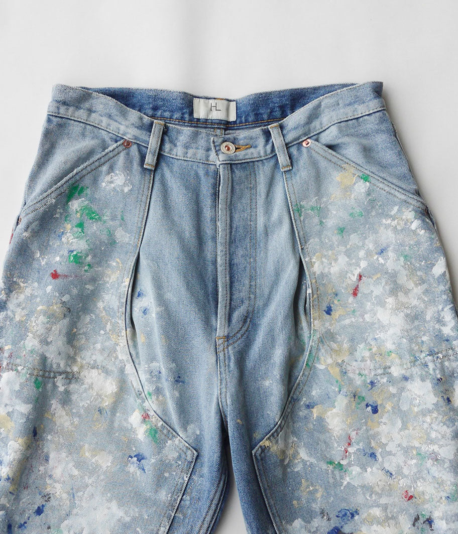 HERILL SPLASH PAINTER PANTS