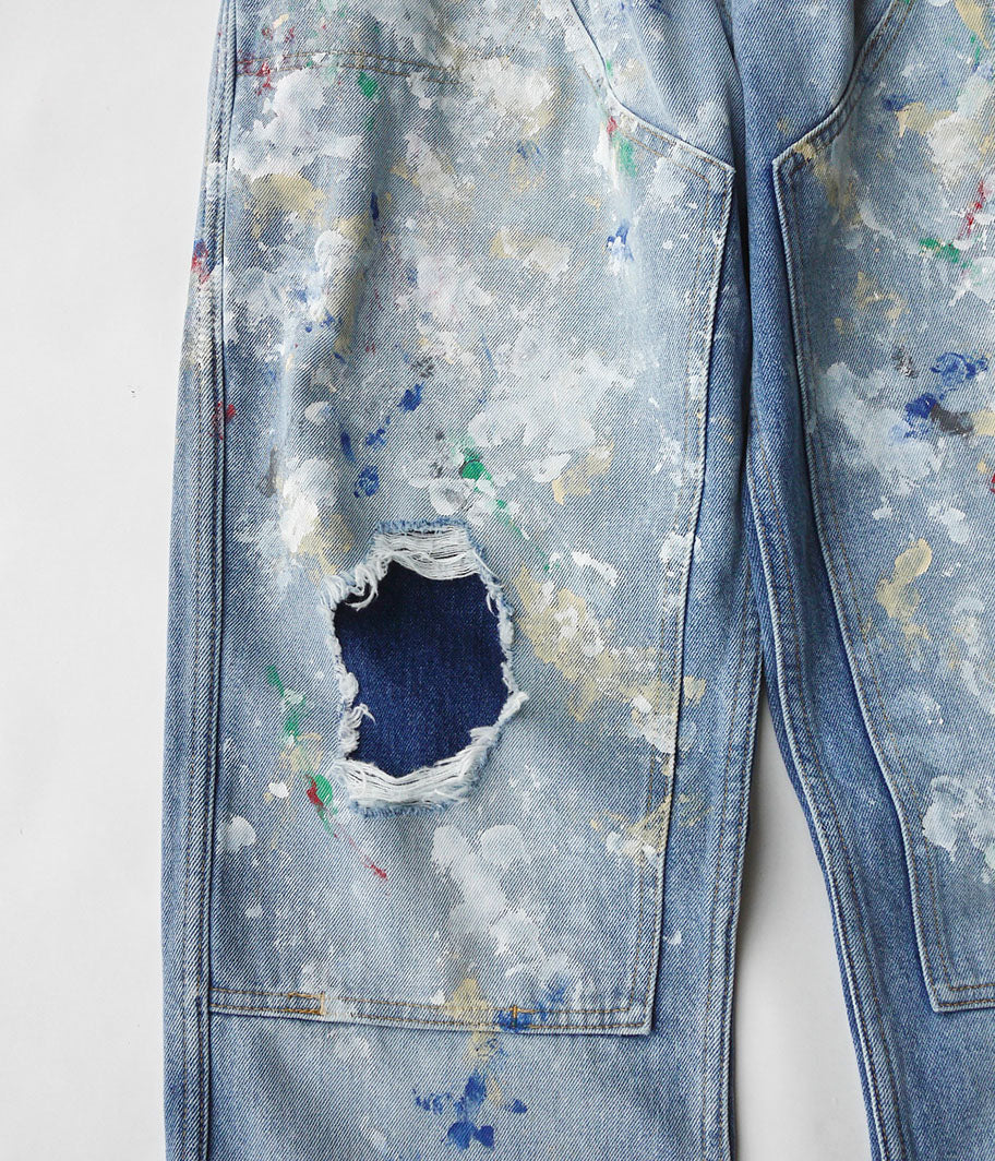 HERILL SPLASH PAINTER PANTS