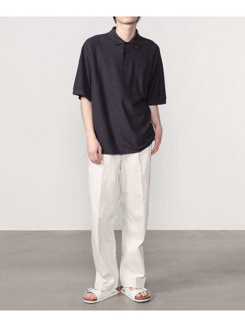 orSlow TWO TUCK WIDE TROUSERS Ivory