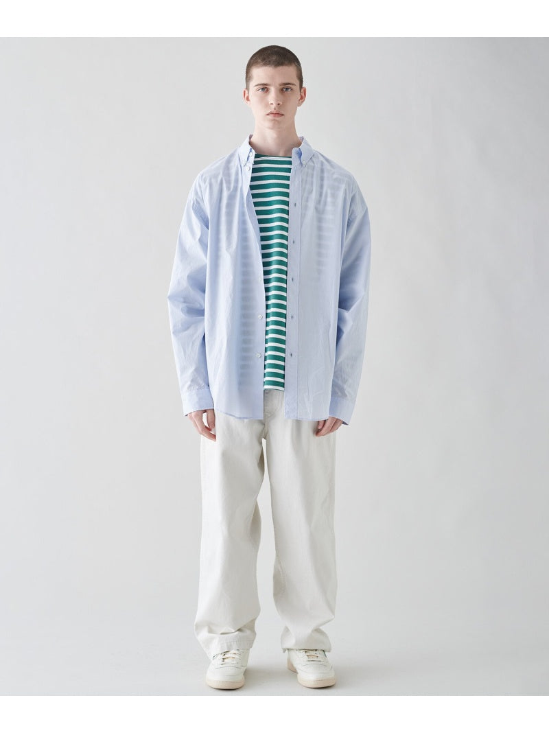 orSlow TWO TUCK WIDE TROUSERS Ivory