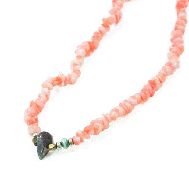 SunKu 39 Pink Coral Necklace & Bracelet SK-052