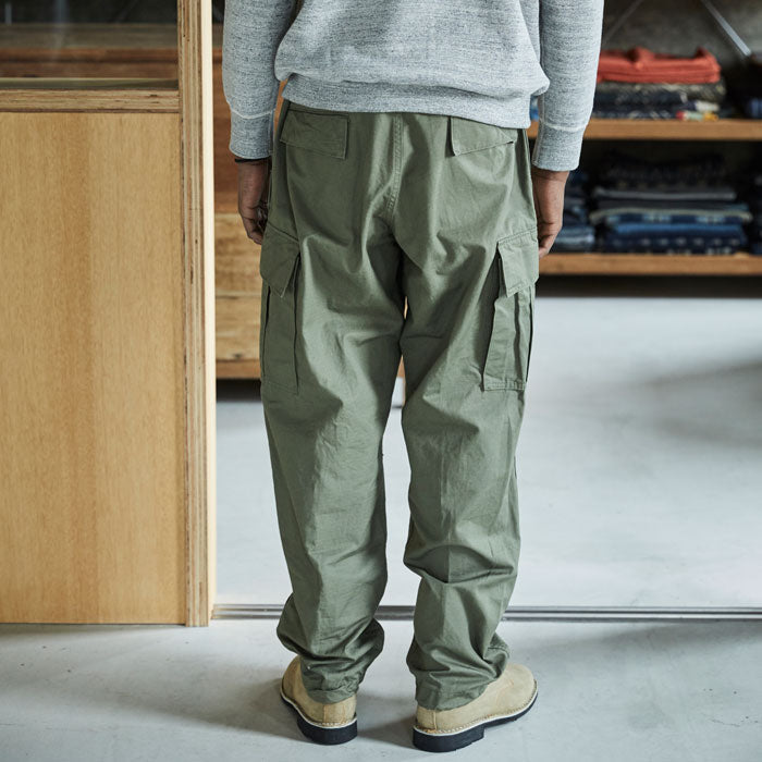 orSlow VINTAGE FIT 6 POCKETS CARGO PANTS (Army Green)