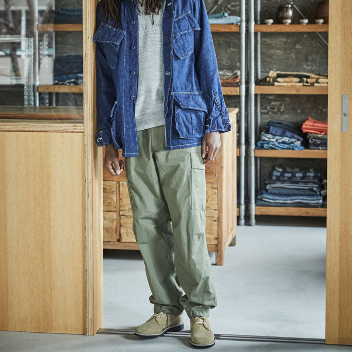 orSlow VINTAGE FIT 6 POCKETS CARGO PANTS (Army Green)