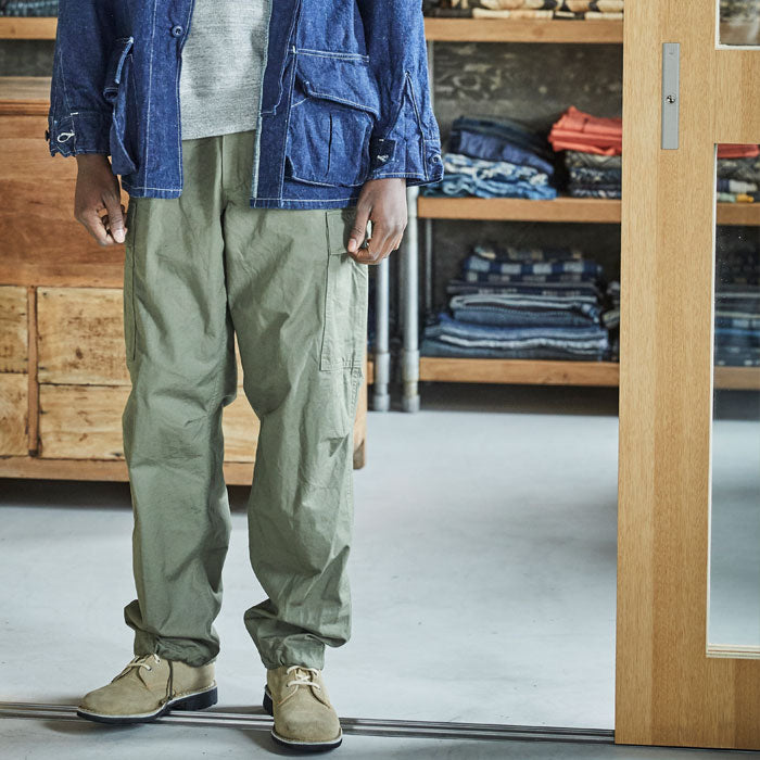 orSlow VINTAGE FIT 6 POCKETS CARGO PANTS (Army Green)