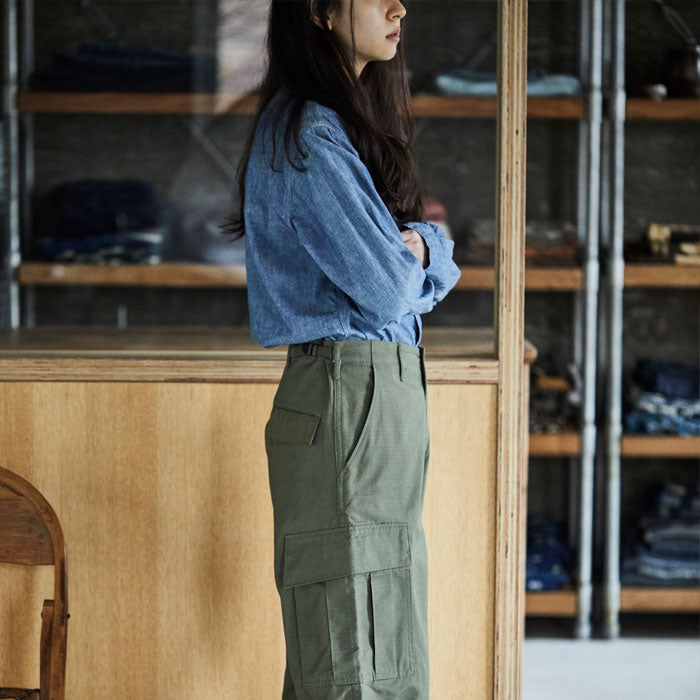 orSlow VINTAGE FIT 6 POCKETS CARGO PANTS (Army Green)