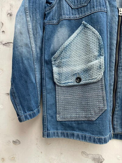 FDMTL HAORI ZIP JACKET 3YR WASH