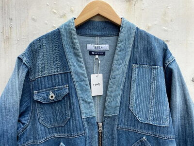 FDMTL HAORI ZIP JACKET 3YR WASH