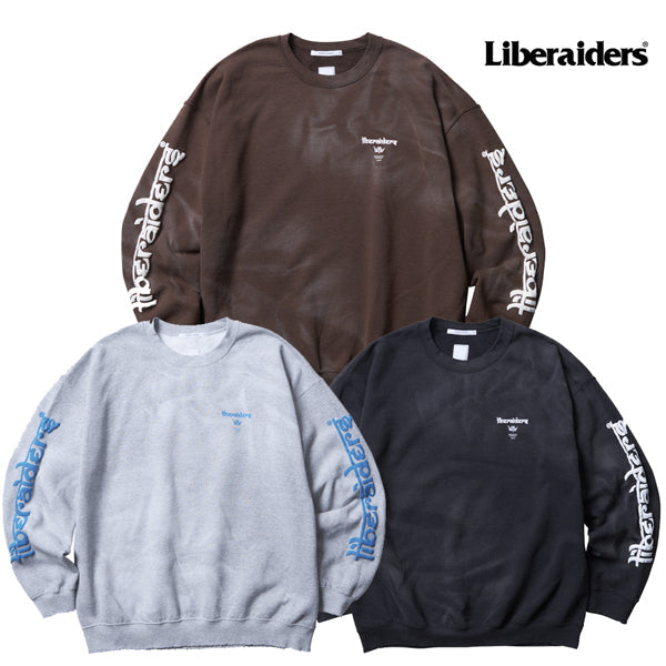 Liberaiders LR SLEEVE LOGO VINTAGE CREWNECK