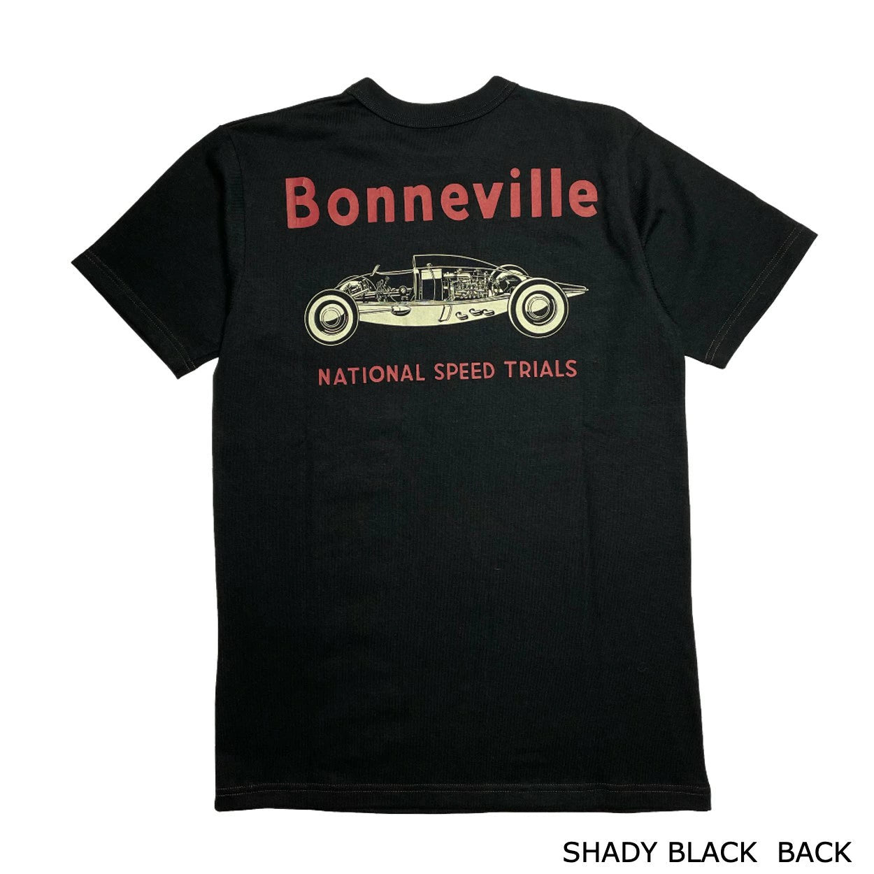 FREEWHEELERS HOT ROD MEMORABILIA "BONNEVILLE 1940-50s" TSHIRT