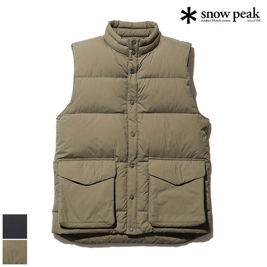 snow peak Recycled Nylon Ripstop Down Vest