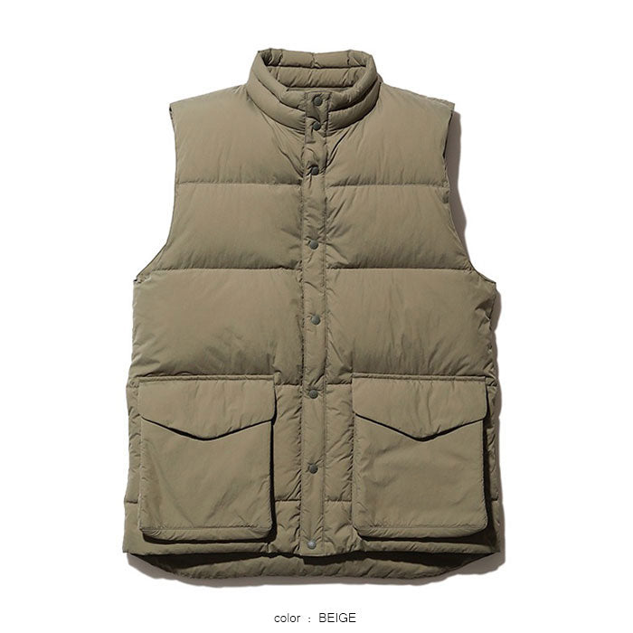 snow peak Recycled Nylon Ripstop Down Vest
