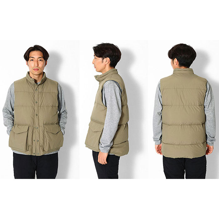 snow peak Recycled Nylon Ripstop Down Vest