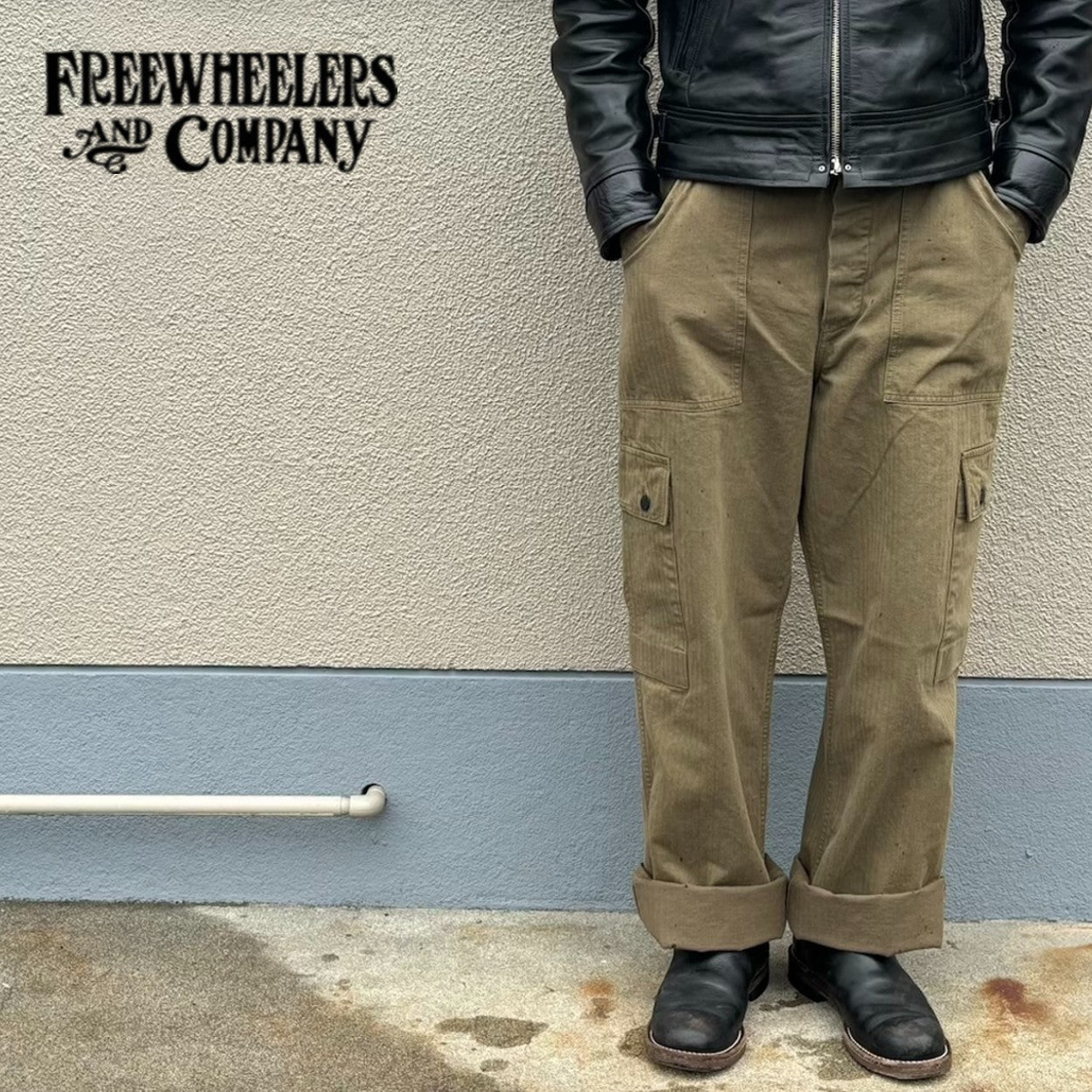 FREEWHEELERS COMBAT UTILITY TROUSERS
