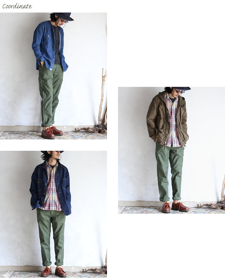 orSlow US ARMY SLIM FIT FATIGUE PANTS (green)