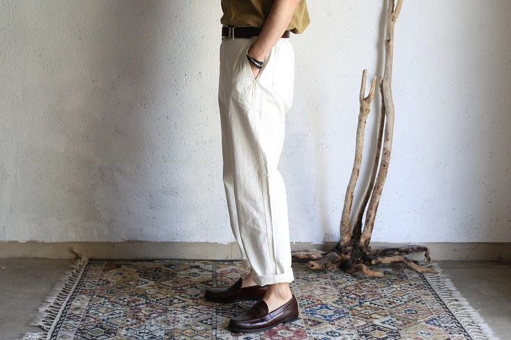 orSlow FRENCH WORK PANTS ecru