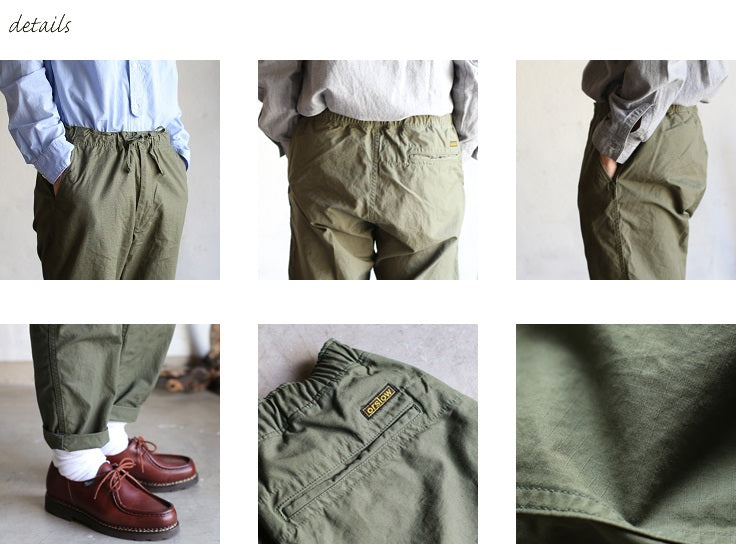 orSlow NEW YORKER ARMY PANTS (Army Green)