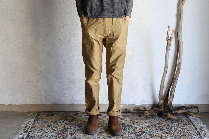 orSlow US ARMY SLIM FIT FATIGUE PANTS (khaki)