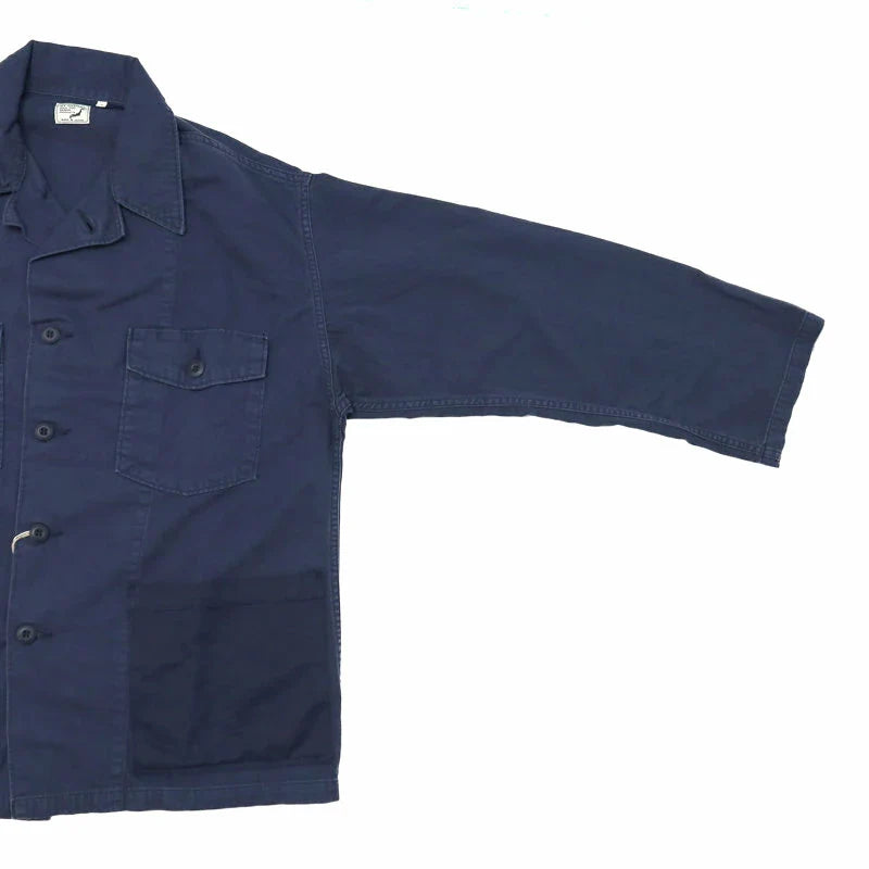 orSlow 4POCKET US ARMY SHIRTS JACKET GREEN USED WASH Navy