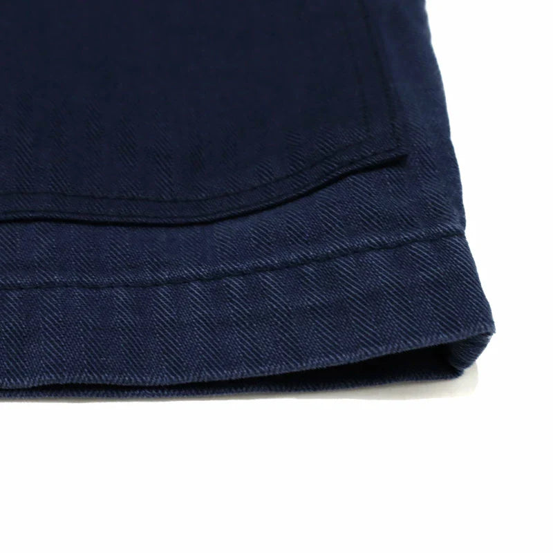 orSlow 4POCKET US ARMY SHIRTS JACKET GREEN USED WASH Navy