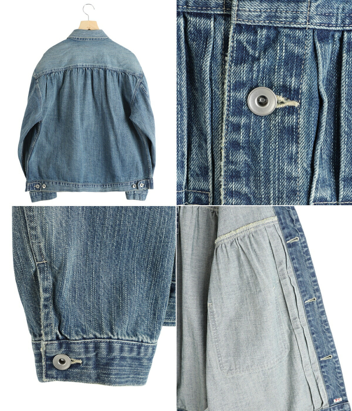 Porter Classic STEINBECK DENIM JACKET -BLUE-
