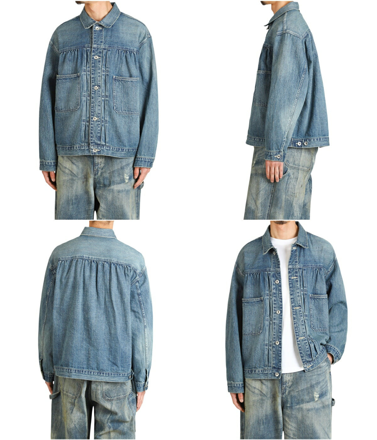 Porter Classic STEINBECK DENIM JACKET -BLUE-