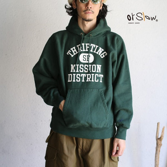 orSlow SF HOODIE SWEAT (Green)