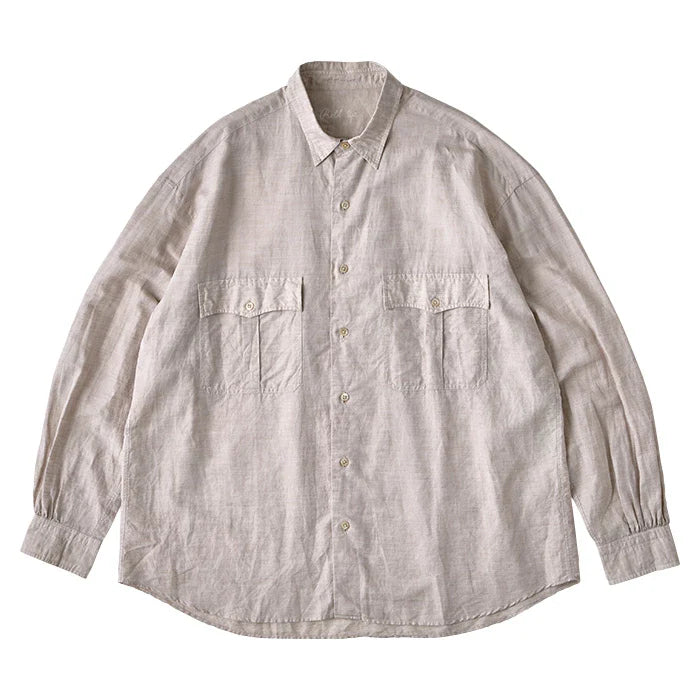 Porter Classic ROLL UP LINEN COTTON SHIRT (CANCLINI)