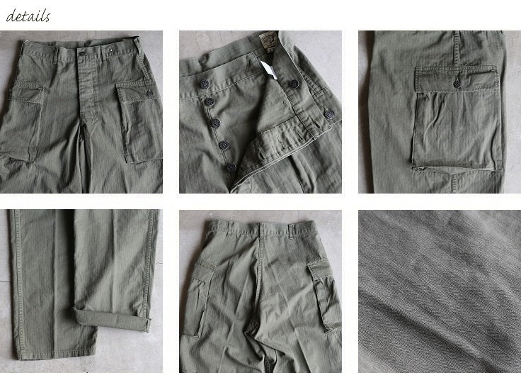 orSlow U.S ARMY 2 POCKET CARGO PANTS Army Green