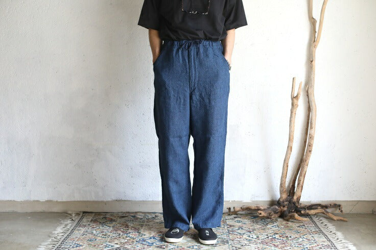 orSlow WIDE FIT NEW YORKER INDIGO CHECK